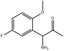 1-AMINO-1-(5-FLUORO-2-METHOXYPHENYL)ACETONE Structure