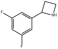 Azetidine, 2-(3,5-difluorophenyl)- Structure