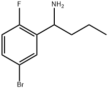 1-(5-BROMO-2-FLUOROPHENYL)BUTAN-1-AMINE Structure