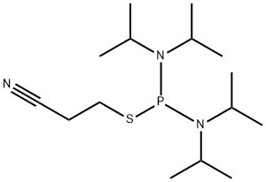 Phosphorodiamidothious acid, tetrakis(1-methylethyl)-, 2-cyanoethyl ester (9CI) Structure