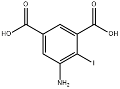 1,3-Benzenedicarboxylic acid, 5-amino-4-iodo- Structure