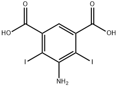 1,3-Benzenedicarboxylic acid, 5-amino-4,6-diiodo- Structure