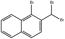 1-bromo-2-(dibromomethyl)naphthalene 구조식 이미지