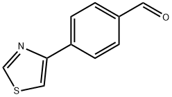 Benzaldehyde, 4-(4-thiazolyl)- 구조식 이미지