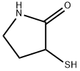 2-Pyrrolidinone, 3-mercapto- Structure