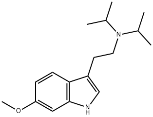 1H-Indole-3-ethanamine, 6-methoxy-N,N-bis(1-methylethyl)- Structure