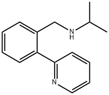 Benzenemethanamine, N-(1-methylethyl)-2-(2-pyridinyl)- 구조식 이미지