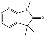 1,3,3-Trimethyl-1,3-dihydro-2H-pyrrolo[2,3-b]pyridin-2-one 구조식 이미지