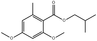 Benzoic acid,2,4-diMethoxy-6-Methyl-,2- Methylpropyl ester Structure