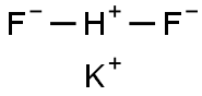 Fluoride (HF21-), potassium (1:1) Structure