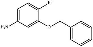 Benzenamine, 4-bromo-3-(phenylmethoxy)- Structure