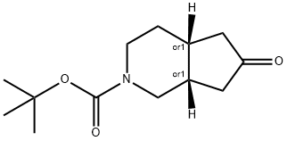 rel-tert-butyl (4aR,7aS)-6-oxooctahydro-2H-cyclopenta[c]pyridine-2-carboxylate Structure
