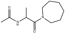 N-[1-(azepan-1-yl)-1-oxopropan-2-yl]acetamide Structure