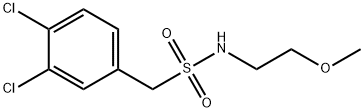 1-(3,4-Dichlorophenyl)-N-(2-methoxyethyl)methanesulfonamide Structure