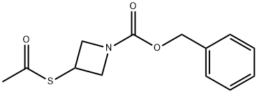 3-(acetylthio)-1-(benzyloxycarbonyl)azetidine128117 구조식 이미지