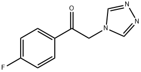 Ethanone, 1-(4-fluorophenyl)-2-(4H-1,2,4-triazol-4-yl)- Structure