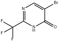 4(3H)-Pyrimidinone, 5-bromo-2-(trifluoromethyl)- Structure