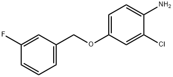 Benzenamine, 2-chloro-4-[(3-fluorophenyl)methoxy]- Structure