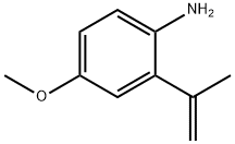 Benzenamine, 4-methoxy-2-(1-methylethenyl)- 구조식 이미지