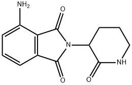 4-amino-2-(2-oxopiperidin-3-yl)-2,3-dihydro-1H-isoindole-1,3-dione 구조식 이미지