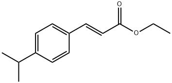 ethyl (E)-3-(4-isopropylphenyl)acrylate 구조식 이미지