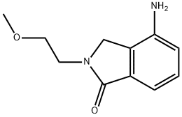1H-Isoindol-1-one, 4-amino-2,3-dihydro-2-(2-methoxyethyl)- 구조식 이미지