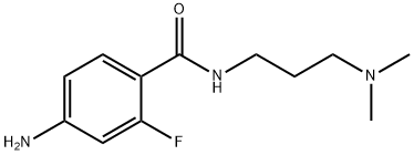 Benzamide, 4-amino-N-[3-(dimethylamino)propyl]-2-fluoro- Structure