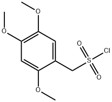 Benzenemethanesulfonyl chloride, 2,4,5-trimethoxy- Structure