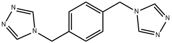 4H-1,2,4-Triazole, 4,4'-[1,4-phenylenebis(methylene)]bis- Structure