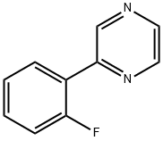 Pyrazine, 2-(2-fluorophenyl)- Structure