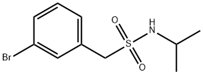 1-(3-Bromophenyl)-N-isopropylmethanesulfonamide Structure