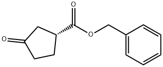 benzyl (R)-3-oxocyclopentane-1-carboxylate 구조식 이미지