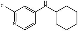 4-Pyridinamine, 2-chloro-N-cyclohexyl- Structure