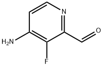 2-Pyridinecarboxaldehyde, 4-amino-3-fluoro- 구조식 이미지