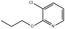 Pyridine, 3-chloro-2-propoxy- Structure