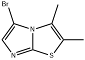 Imidazo[2,1-b]thiazole, 5-bromo-2,3-dimethyl- 구조식 이미지