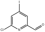 2-Pyridinecarboxaldehyde, 6-chloro-4-iodo- Structure