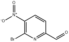 2-Pyridinecarboxaldehyde, 6-bromo-5-nitro- Structure