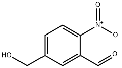 Benzaldehyde, 5-(hydroxymethyl)-2-nitro- 구조식 이미지