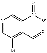 3-Bromo-5-nitro-pyridine-4-carbaldehyde Structure