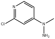 2-chloro-4-(1-methylhydrazin-1-yl)pyridine Structure