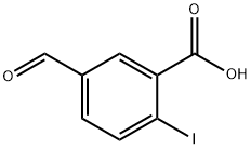 Benzoic acid, 5-formyl-2-iodo- Structure