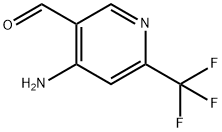 4-amino-6-(trifluoromethyl)pyridine-3-carbaldehyde Structure