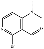 2-bromo-4-(dimethylamino)pyridine-3-carbaldehyde 구조식 이미지