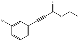 2-Propynoic acid, 3-(3-bromophenyl)-, ethyl ester 구조식 이미지