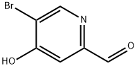 2-Pyridinecarboxaldehyde, 5-bromo-4-hydroxy- Structure