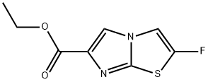 Imidazo[2,1-b]thiazole-6-carboxylic acid, 2-fluoro-, ethyl ester Structure