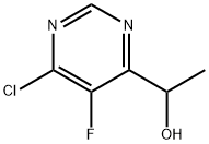1-(6-chloro-5-fluoropyrimidin-4-yl)ethanol Structure