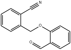 Benzonitrile, 2-[(2-formylphenoxy)methyl]- Structure