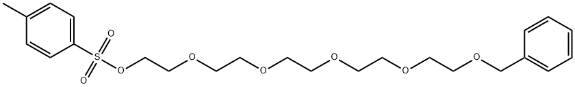 Tosylate of  Pentaethylene  glycol  monobenzyl ether 구조식 이미지